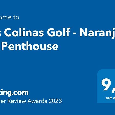 Las Colinas Golf - Naranjo 60 Penthouse Dehesa de Campoamor  Экстерьер фото
